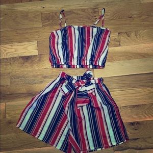 Two piece romper